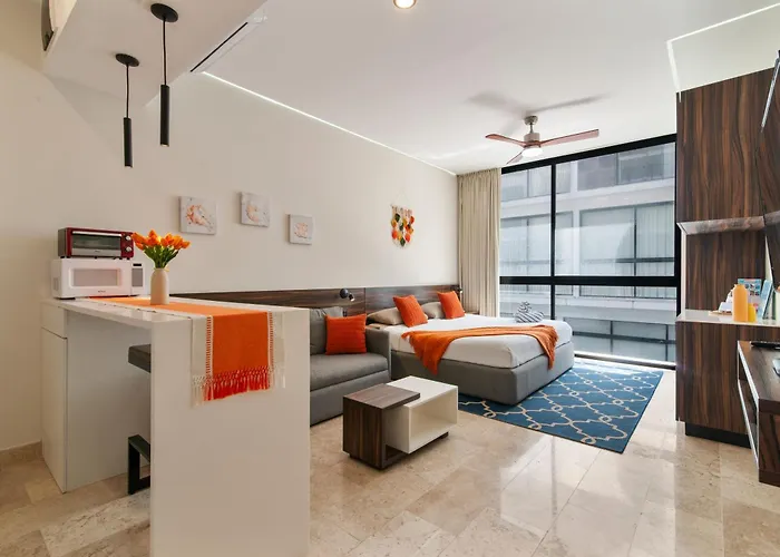 Estudio Totalmente Equipado Aldea Zama Apartment *