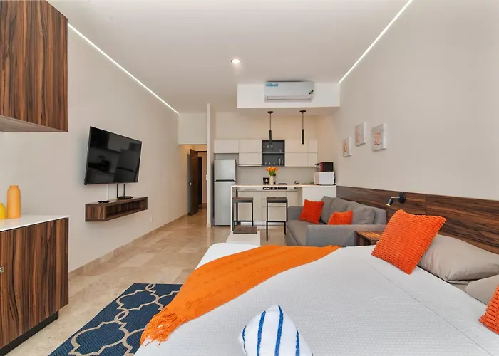 Estudio Totalmente Equipado Aldea Zama Apartment