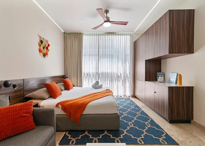 Estudio Totalmente Equipado Aldea Zama Apartment